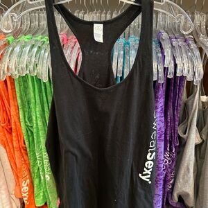 Black Muscle Tee
